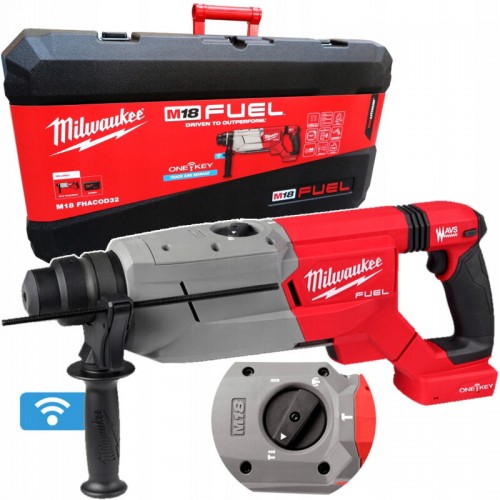 Перфоратор аккумуляторный бесщёточный SDS-PLUS MILWAUKEE M18 FHACOD32-0C (4,9Дж) (каркас+кейс)