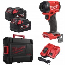 Шуруповерт ударный аккумуляторный бесщёточный MILWAUKEE (226 Нм) M18 FID3-502X (ЗУ+2ак.Х5Ач+HDкейс),