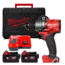 Дрель-шуруповёрт аккумуляторная бесщёточная ударная MILWAUKEE M18 FPD3-502X (158 Нм) (ЗУ+2Х5Ач,кейс)