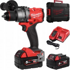 Дрель-шуруповёрт аккумуляторная бесщёточная ударная MILWAUKEE M18 FPD3-502X (158 Нм) (ЗУ+2Х5Ач,кейс)