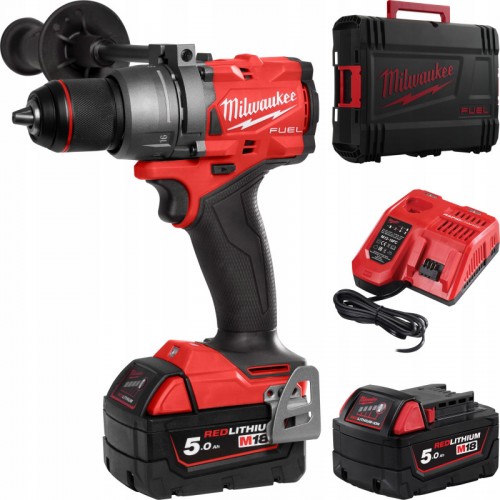 Дрель-шуруповёрт аккумуляторная бесщёточная ударная MILWAUKEE M18 FPD3-502X (158 Нм) (ЗУ+2Х5Ач,кейс)