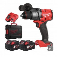 Дрель-шуруповёрт аккумуляторная бесщёточная ударная MILWAUKEE M18 FPD3-502X (158 Нм) (ЗУ+2Х5Ач,кейс)