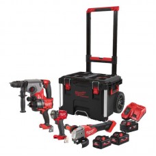 Набор из 4х инструментов аккумуляторных бесщеточных MILWAUKEE M18 FPP4C-555T