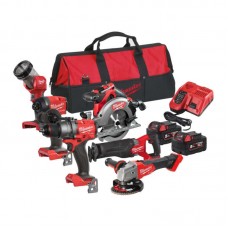 Набор из 6ти инструментов аккумуляторных бесщеточных MILWAUKEE M18 FPP6E3-502B