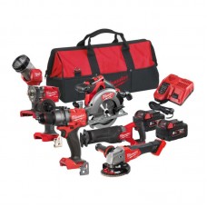 Набор из 6ти инструментов аккумуляторных бесщеточных MILWAUKEE M18 FPP6F3-502B