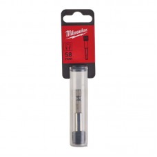 Держатель для бит магнитный 1/4'' Hex MILWAUKEE,  с фиксатором, 58мм