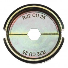 Матрица обжимная для кабелей и конекторов MILWAUKEE R22 Cu 25