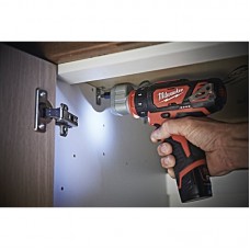 Дрель-шуруповёрт аккумуляторная MILWAUKEE M12 BDDXKIT-202C (32 Нм) (2насадки+ЗУ+2акк.Х2Ач+кейс)