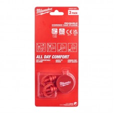 Многоразовые беруши со шнуром — 3 шт MILWAUKEE 4932471904