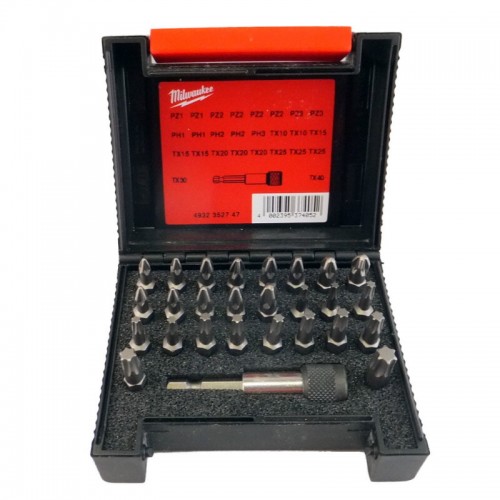 Набор бит для шуруповерта MILWAUKEE ( 27 предметов) 4932352747