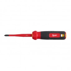 Набор отверток прецезионных изолированных VDE MILWAUKEE 10-в-1 (рукоятка VDE + 10 бит VDE)