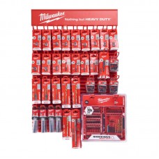 Набор бит и сверел SHOCKWAVE RED RACK MILWAUKEE