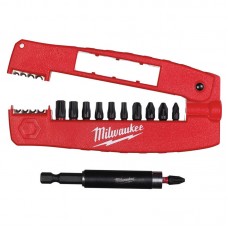 Набор бит Milwaukee SHOCKWAVE (12 предм.) \"Крокодил №2\"