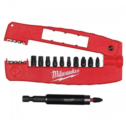 Набор бит Milwaukee SHOCKWAVE (12 предм.) \"Крокодил №2\"