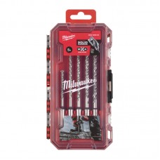 Набор буров SDS-PLUS MX4 PACKOUT MILWAUKEE (5/5/6/7/8мм)  Set 2 (5шт)