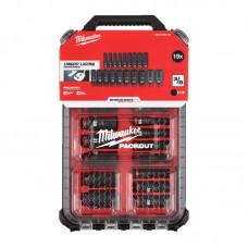 Набор головок ударных ShW 3/8\" STD PACKOUT™ MILWAUKEE, удлиненных, (19шт)