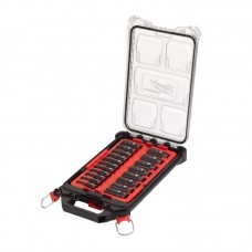 Набор головок ударных ShW 3/8\" STD PACKOUT™ MILWAUKEE, удлиненных, (19шт)