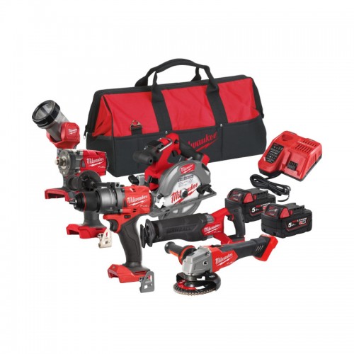 Набор из 6ти инструментов аккумуляторных бесщеточных MILWAUKEE M18 FPP6H3-502B