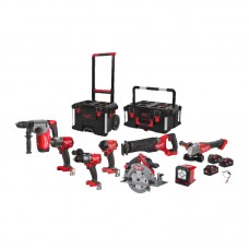 Набор из 8ми инструментов аккумуляторных бесщеточных MILWAUKEE M18 FPP9B-557P