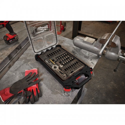 Набор метчиков и плашек Metric PACKOUT MILWAUKEE (38шт)