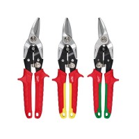 Набор ножниц по металлу MILWAUKEE, (3шт) (прямой / правый  / левый рез)