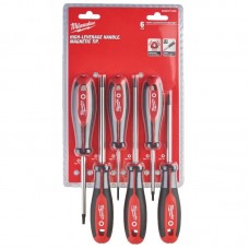 Набор отверток магнитных с трехгранной рукояткой MILWAUKEE TORX, (6шт)