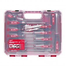 Набор отверток магнитных с трехгранной рукояткой MILWAUKEE, (12шт) в кейсе