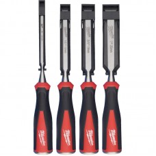 Набор плоских стамесок MILWAUKEE, (6, 12, 19, 25мм) (4шт)