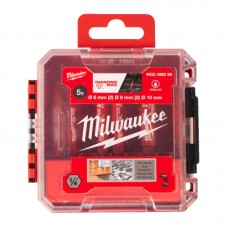 Набор коронок алмазных Diamond Plus MILWAUKEE (1/4 Hex) (Ø6, 6, 8 , 8, 10мм)