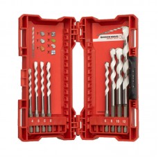 Набор сверл универсальных ShW HEX MILWAUKEE (8шт) (4-12мм), (замена на 4932493871)
