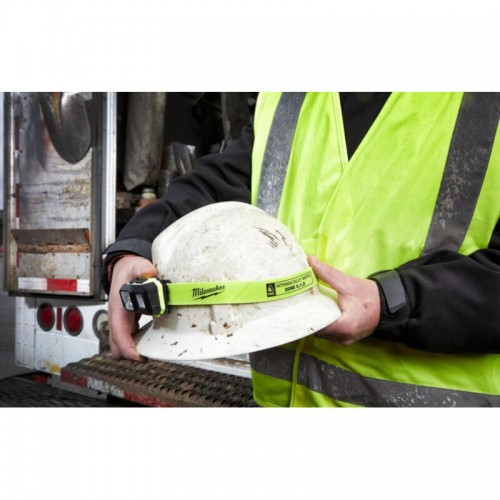 Фонарь светодиодный налобный на батарейках AAA MILWAUKEE ISHL-0 безопасный