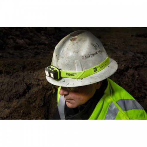 Фонарь светодиодный налобный на батарейках AAA MILWAUKEE ISHL-0 безопасный