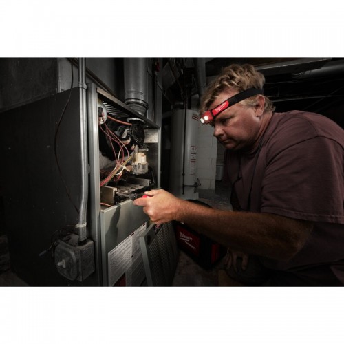 Фонарь светодиодный налобный на батарейках ААА MILWAUKEE HL-SF