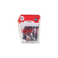 Бита SHOCKWAVE MILWAUKEE, PZ1, 25мм, (25шт)