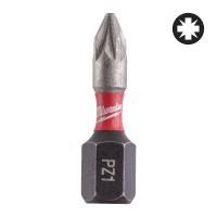 Бита SHOCKWAVE MILWAUKEE, PZ1, 25мм, (25шт)