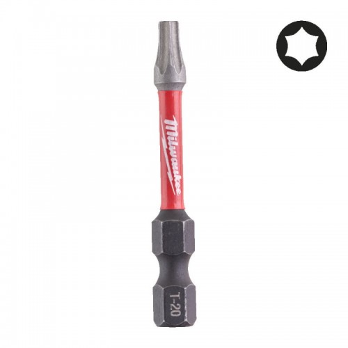 Бита SHOCKWAVE MILWAUKEE, TX20, 50мм, (10 шт)