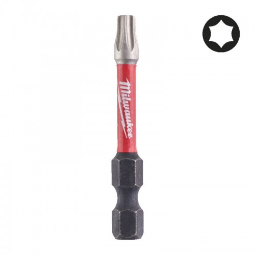 Бита SHOCKWAVE MILWAUKEE, TX25, 50мм, (10 шт)