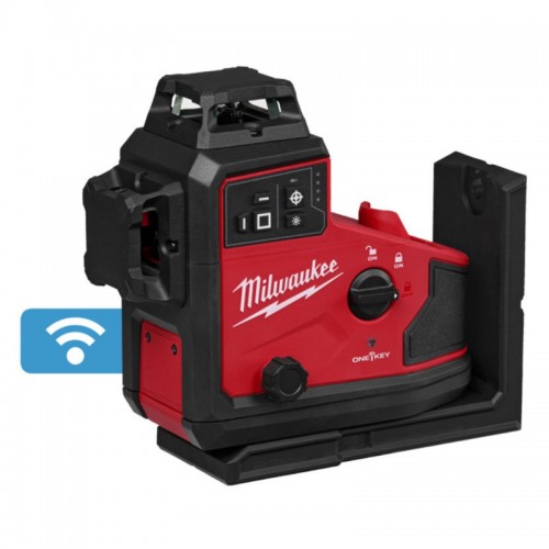 Нивелир лазерный аккумуляторный 3D MILWAUKEE M12 A3PLO-0  (360˚, зелёный луч)