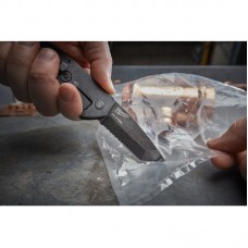 Ніж складаний HARDLINE Serrated MILWAUKEE із серейторним лезом 75мм