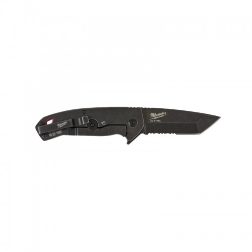Нож складной  HARDLINE Serrated MILWAUKEE с серейторным лезвием 75мм