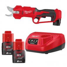 Ножницы-секатор аккумуляторные MILWAUKEE M12 BLPRS-202 (ЗУ+2акк.Х2Ач)