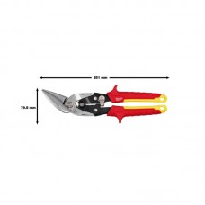 Ножницы по металлу офсетные (45°) MILWAUKEE (прямой рез)