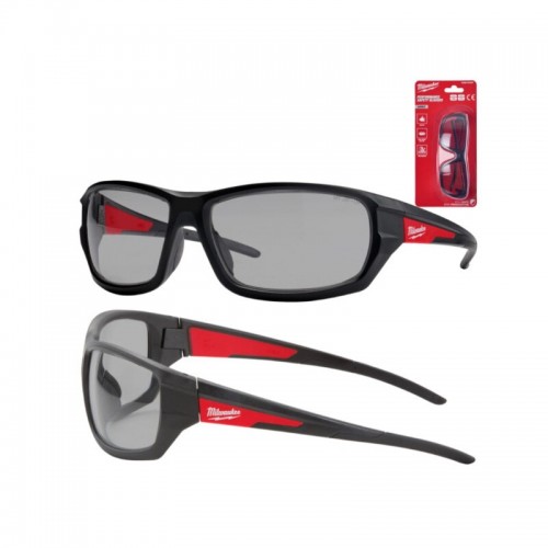 Окуляри захисні PERFORMANCE MILWAUKEE, з покриттям AS/AF (сірі)