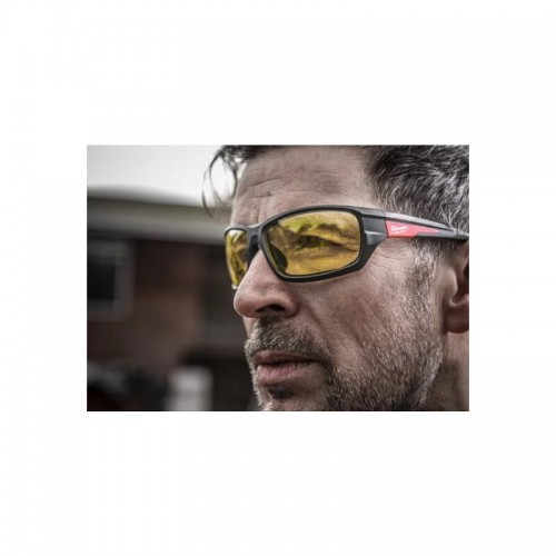 Очки защитные PERFORMANCE MILWAUKEE, с покрытием AS/AF (желтые)