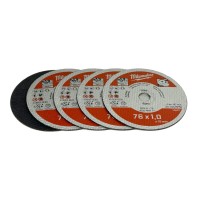 Диск отрезной по металлу MILWAUKEE, SCS41/76х1; Ø76мм, для M12 FCOT (5шт)