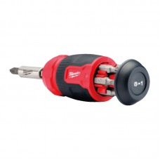 Отвертка со сменными вставками 8 в 1 (PH/PZ/SL/TX) MILWAUKEE