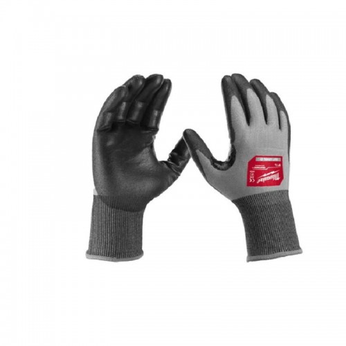 Перчатки рабочие MILWAUKEE Hi-Dex (Хай Декс), с сопротивлением порезам уровня 4/D, 8/M
