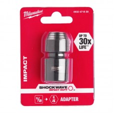 Переходник ShW MILWAUKEE, с квадрата 1/2'' на 1/4'' Hex