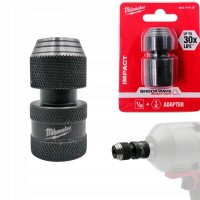 Перехідник ShW MILWAUKEE, з квадрата 1/2" на 1/4" Hex