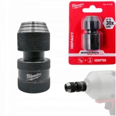 Переходник ShW MILWAUKEE, с квадрата 1/2'' на 1/4'' Hex